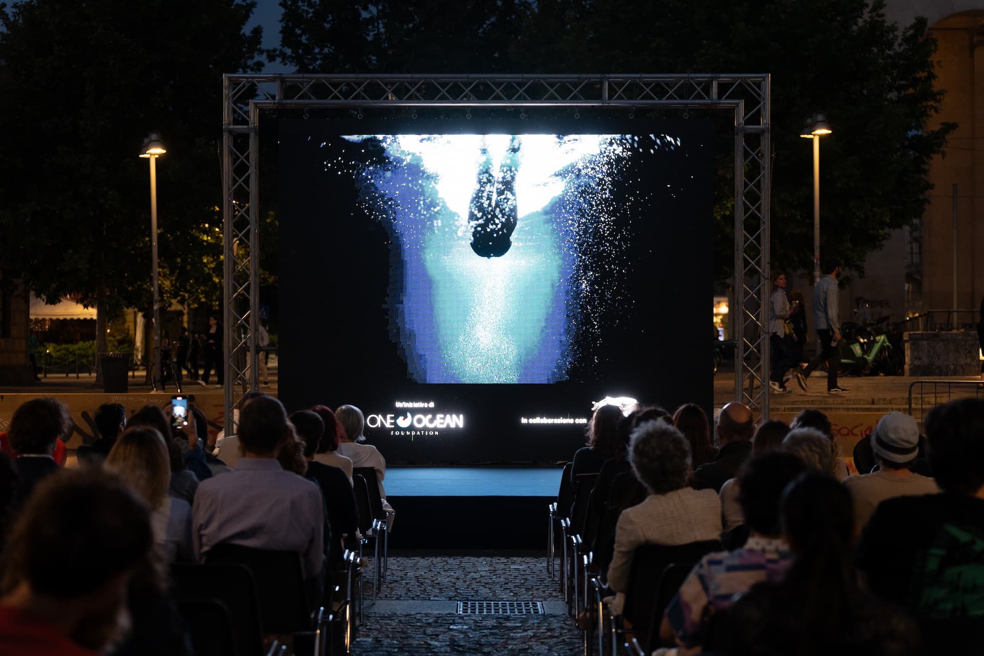 Open-air cinema image
